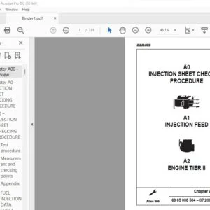 CLAAS Atles 906 Repair Manual - PDF DOWNLOAD