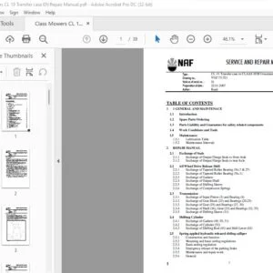 CLAAS CL 19 Transfer case in CLAAS SFM Grassland machine SERVICE AND REPAIR MANUAL - PDF DOWNLOAD