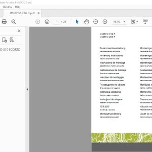 CLAAS CORTO 310 F CORTO 285 F Assembly instructions Manual - PDF DOWNLOAD