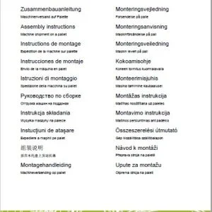 CLAAS CORTO 3200 F Profil Machine shipment on a pallet Assembly instructions Manual - PDF DOWNLOAD