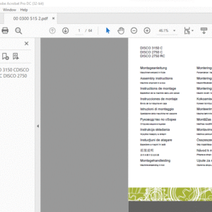 CLAAS DISCO 3150 C DISCO 2750 C DISCO 2750 RC Assembly instructions Manual - PDF DOWNLOAD