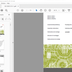 CLAAS DISCO 3150 C DISCO 2750 C DISCO 2750 RC Assembly instructions Manual_DE_EN_FR_ES_IT - PDF DOWNLOAD