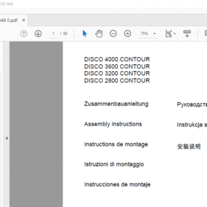 CLAAS DISCO 4000 CONTOUR DISCO 3600 CONTOUR DISCO 3200 CONTOUR DISCO 2800 CONTOUR Assembly instructions Manual - PDF DOWNLOAD
