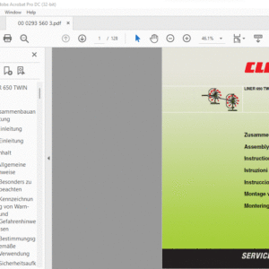 CLAAS LINER 650 TWIN Assembly Instructions Manual_DE_EN_FR - PDF DOWNLOAD