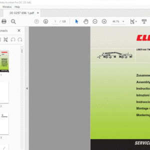 CLAAS LINER 650 TWIN  Assembly instructions Manual_DE_EN_FR_IT - PDF DOWNLOAD