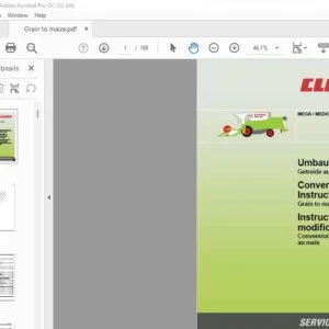 CLAAS MEGA / MEDION Grain to maize Conversion Instruction Manual_DE_EN_FR - PDF DOWNLOAD
