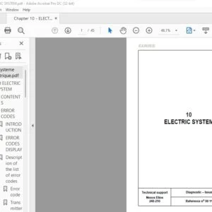CLAAS Nexos Elios 240-210 10 ELECTRIC SYSTEM Repair Manual – PDF DOWNLOAD