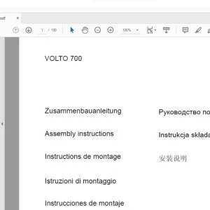 CLAAS Swathers VOLTO 700 Assembly instructions Manual - PDF DOWNLOAD