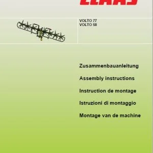 CLAAS VOLTO 77 VOLTO 58 Assembly Instructions and Operator´s Manual - PDF DOWNLOAD