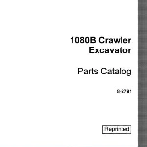 Case 1080B Crawler Excavator Parts Catalog Manual 8-2791 - PDF DOWNLOAD