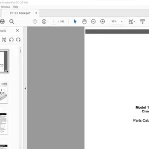 Case 1150 Crawler Parts Catalog Manual B1161 - PDF DOWNLOAD