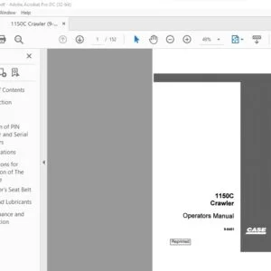 Case 1150C Crawler Operators Manual 9-6451 - PDF DOWNLOAD