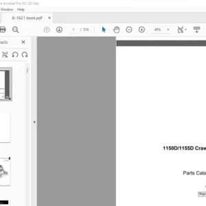 Case 1150D 1155D Crawler Parts Catalog Manual 8-1621 - PDF DOWNLOAD