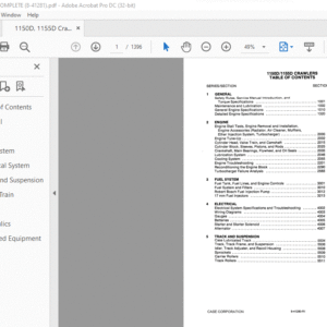 Case 1150D 1155D Crawlers Service Manual - PDF DOWNLOAD