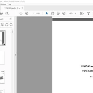 Case 1150G Crawler Parts Catalog Manual 7-1023 - PDF DOWNLOAD
