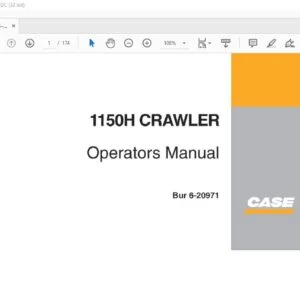 Case 1150H Crawler Dozer Operators Manual 6-20971 - PDF DOWNLOAD