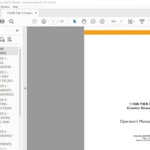 Case 1150K TIER 3 Crawler Dozer Operator’s Manual 84272799 - PDF DOWNLOAD
