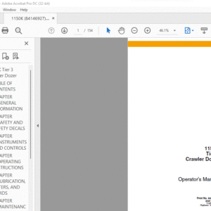 Case 1150K Tier 3 Crawler Dozer Operator's Manual 84146927 - PDF DOWNLOAD