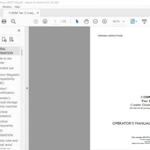 Case 1150M Tier 2 Crawler Dozer Operator's Manual 48147724 - PDF DOWNLOAD