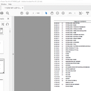 Case 1150M WT-LGP Crawler Dozer Tier 4A Parts Catalog Manual - PDF DOWNLOAD