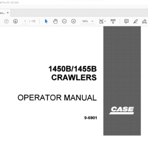 Case 1450B 1455B Crawler Operator's Manual 9-6901 - PDF DOWNLOAD
