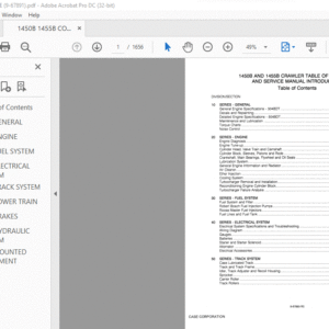 Case 1450B & 1455B Crawler Service Manual - PDF DOWNLOAD