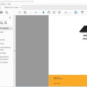 Case 1650K Tier 2 Crawler Dozer Repair Manual - PDF DOWNLOAD