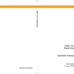 Case 1650L Tier 3 Paletli Dozer Operatör Kılavuzu - PDF DOWNLOAD
