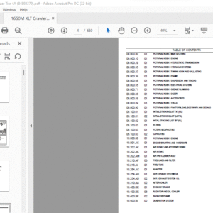 Case 1650M XLT Crawler Dozer Tier 4A Parts Catalog Manual - PDF DOWNLOAD