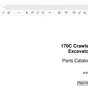 Case 170C Crawler Excavator Parts Catalog Manual 8-4114 - PDF DOWNLOAD
