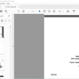 Case 1816B Uni-Loader Parts Catalog Manual C1366 - PDF DOWNLOAD
