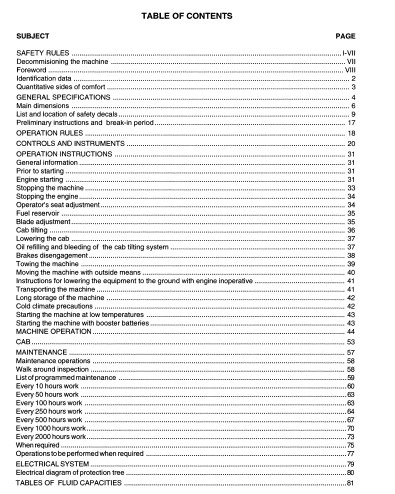 Case 1850K Crawler Dozer Operator's Manual 6-32261 - PDF DOWNLOAD ...