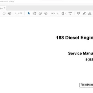 Case 188 Diesel Engine Service Manual 8-38250 - PDF DOWNLOAD