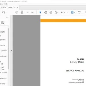 Case 2050M Crawler Dozer Service Manual 48037321A - PDF DOWNLOAD