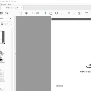 Case 310E Crawler Parts Catalog Manual B687 - PDF DOWNLOAD