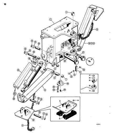 Case 33 Backhoe For 31 Og & 450 Crawler Parts Catalog Manual C995 - Pdf 