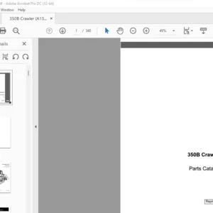 Case 350B Crawler Parts Catalog Manual A1386 - PDF DOWNLOAD