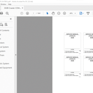 Case 350B Crawler Service Manual 9-67880 - PDF DOWNLOAD
