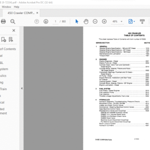 Case 450 Crawler Service Manual 9-72334 - PDF DOWNLOAD