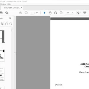Case 450C 455C Crawler Parts Catalog Manual 8-1932 - PDF DOWNLOAD