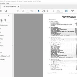 Case 480 Series B Tractor Service Manual 9-72255 - PDF DOWNLOAD