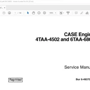 Case 4TAA-4502 & 6TAA-6802 Engine Service Manual 6-49370 - PDF DOWNLOAD