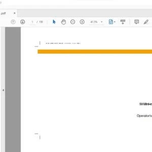 Case 50 Mini-excavator Operator's Manual 6-3360 GB - PDF DOWNLOAD