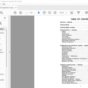 Case 520 Gasoline Crawler Service Manual - PDF DOWNLOAD