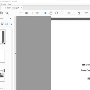Case 550 Crawler Parts Catalog Manual 8-6001 - PDF DOWNLOAD