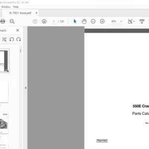 Case 550E Crawler Parts Catalog Manual 8-7831 - PDF DOWNLOAD