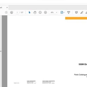 Case 550H Crawler Parts Catalog Manual 7-5600 - PDF DOWNLOAD
