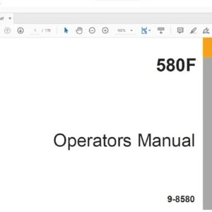 Case 580F Operators Manual 9-8580 - PDF DOWNLOAD
