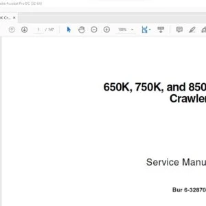 Case 650K 750K & 850K Crawlers Service Manual 6-32870NA - PDF DOWNLOAD