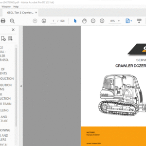 Case 650L Crawler Dozer Tier 3 Service Manual 84276960 - PDF DOWNLOAD